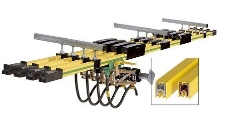 H型单极组合式滑触线